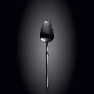 #Ложка десертная WL-999538/1B 19см Black Diva н...