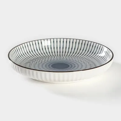 Тарелка обеденная "Иллюзия" 21x3,5 см...