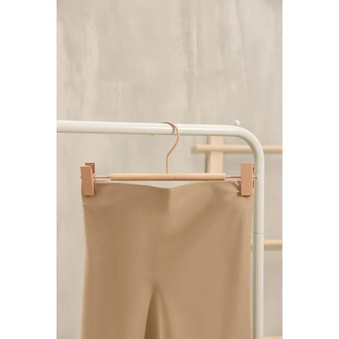 Вешалка для брюк и юбок SAVANNA Wood, 28×13×2,8 см, цвет розовый