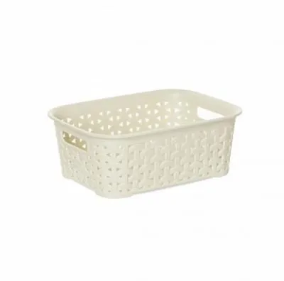 Корзина RATTAN слоновая кость 14х19х7см...