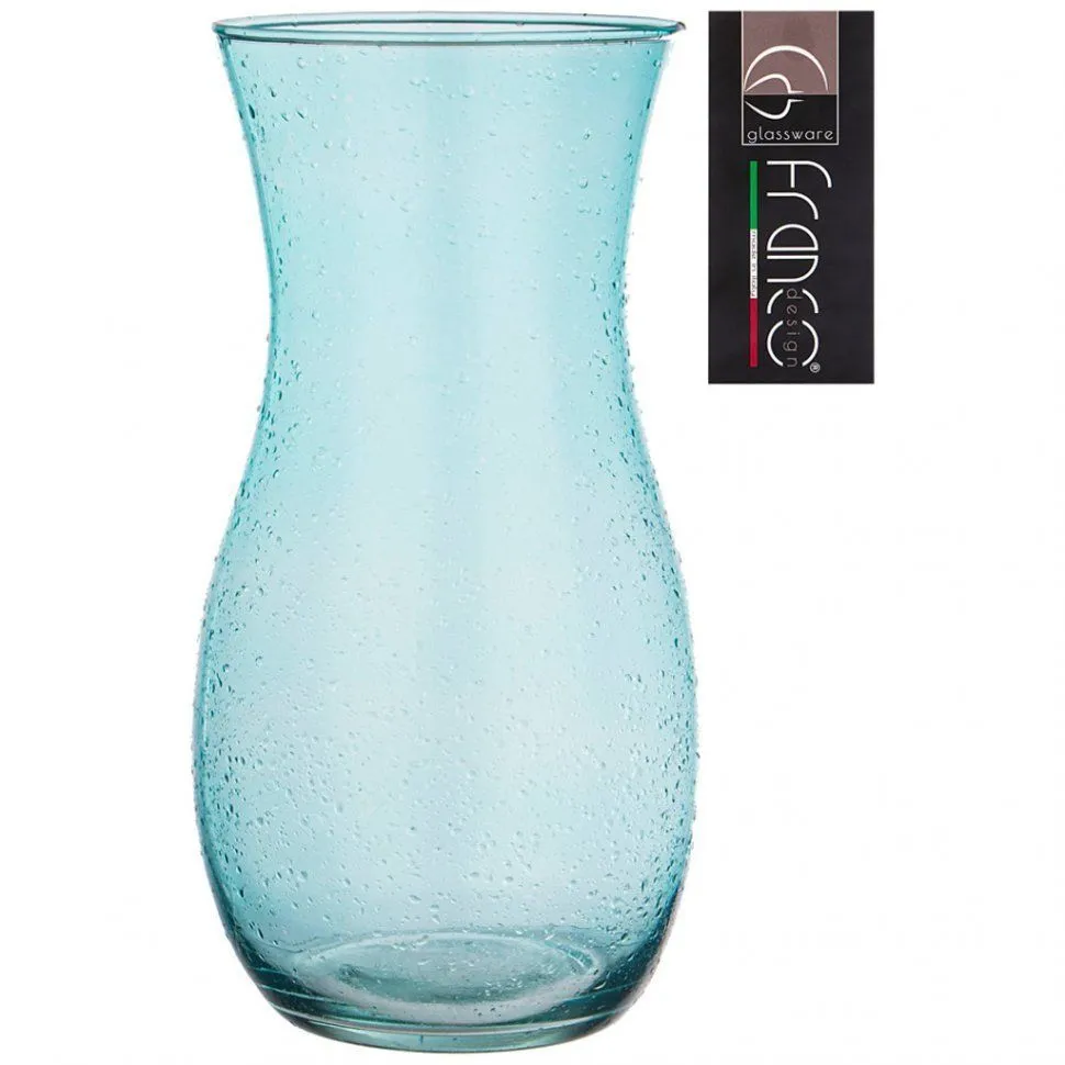 ВАЗА CLAUDIA "AZURE DROPS" ВЫСОТА 26СМ 316-1754