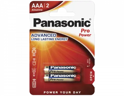 Panasonic LR03 PRO POWER  BL*2 батарейка (2х12=...