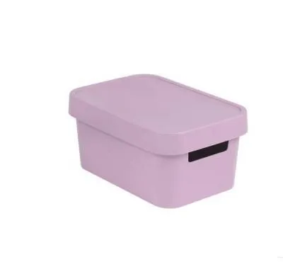 Коробка INFINITY с крышкой 4.5л розовая...