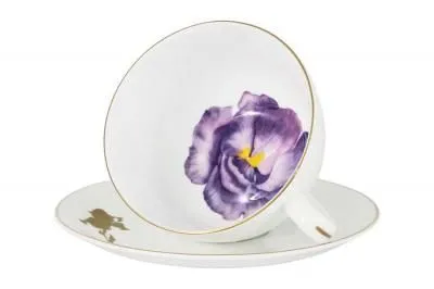 Чашка с блюдцем 0.25л "Iris" в подаро...