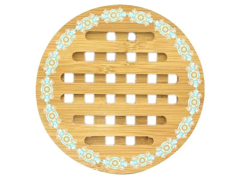 Подставка п/горячее бамбук д175  КТ-ПС-04