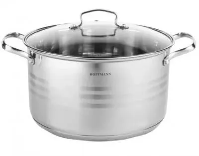 НМ 51124 кастрюля нерж. сталь,  6,5л. (24 см.)...