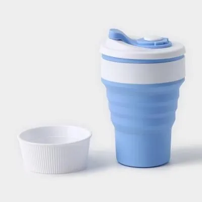 Стакан складной с крышкой "С собой" 3...