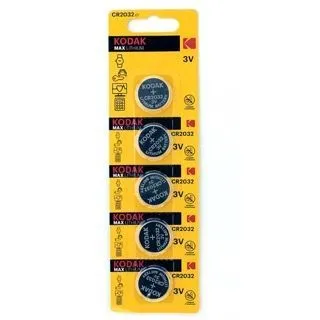 10 Kodak CR2032-5BL батарейка 887930411577