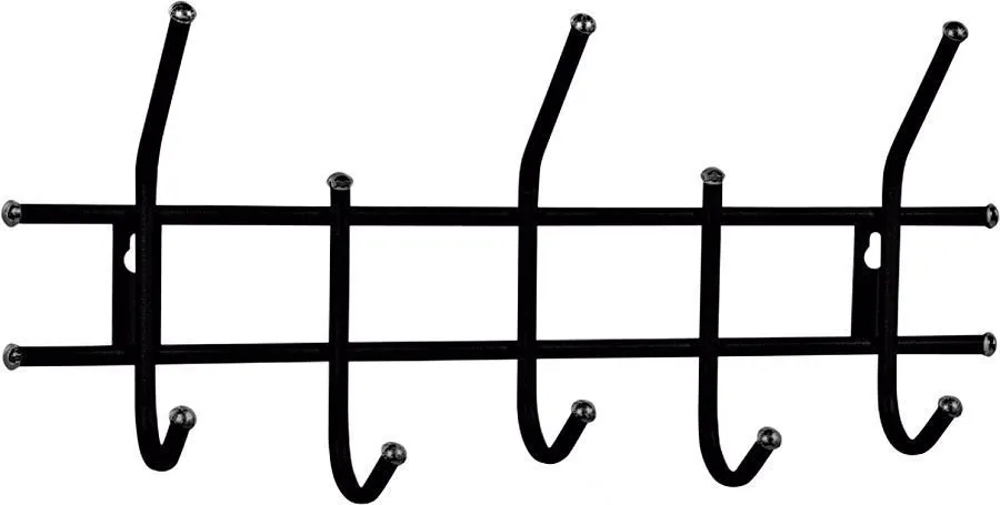 #Вешалка Sheffilton Стандарт 2/5 металл/пластик медный/черный