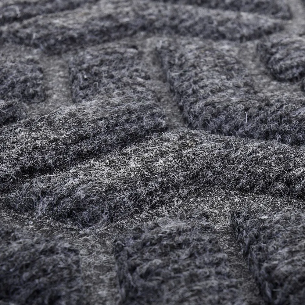 Коврик рельефный Greek 40*60 см, серый VORTEX