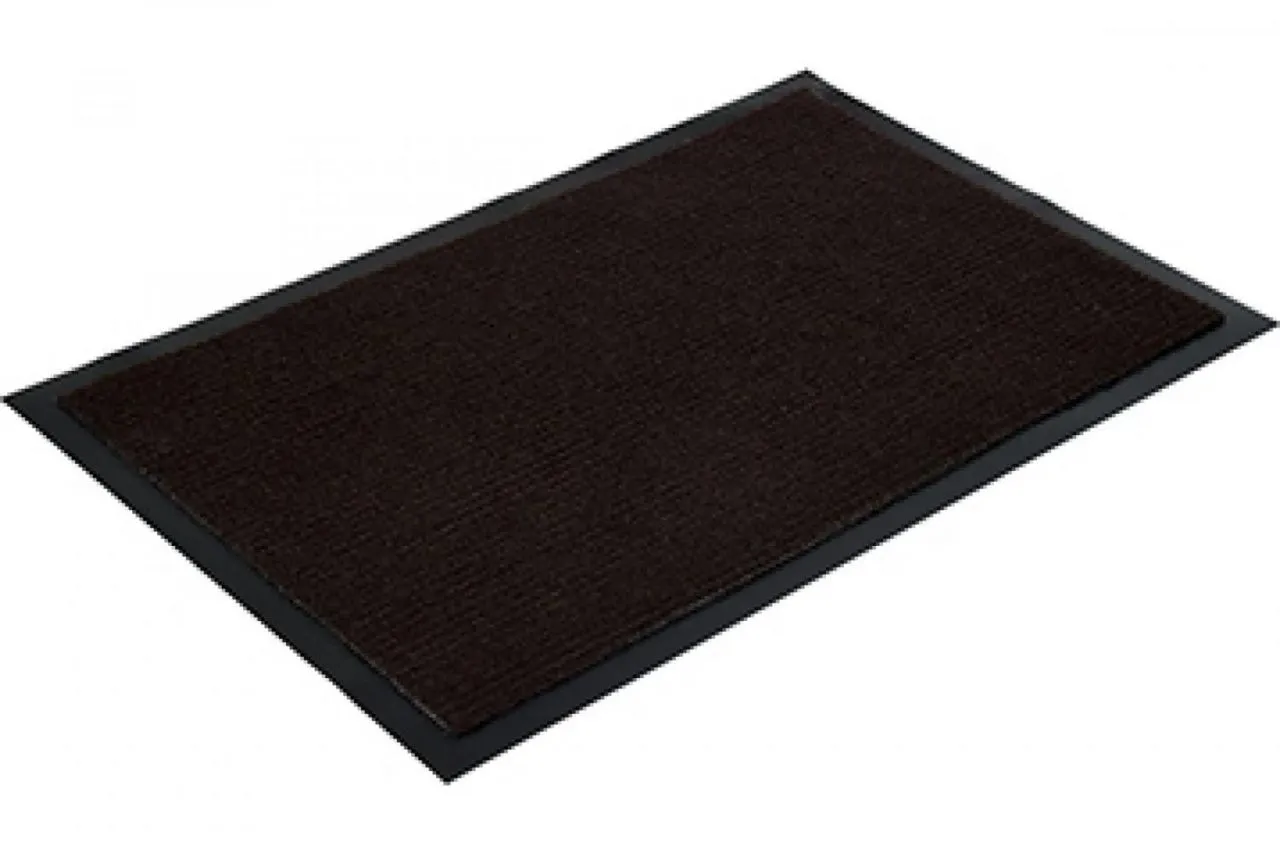 Коврик влаговпитывающий, ребристый “TRIP” 60*90 см "VORTEX", коричневый / 10