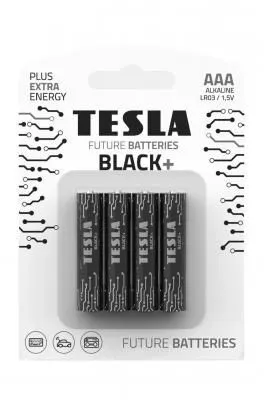 AAA BLACK TESLA+ 4шт Alkaline baterie AAA(LR03,...