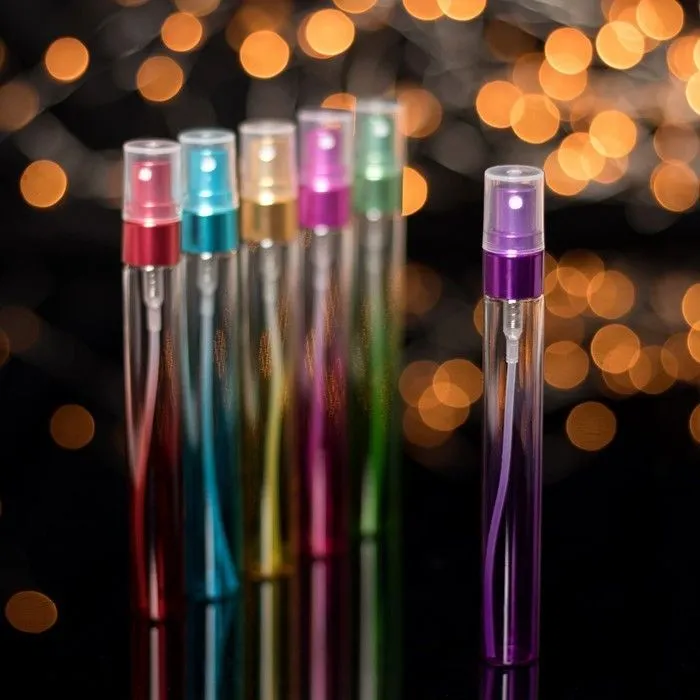 Флакон д/парфюма с распылителем Амбре10мл d1,2*11,6см (фас 6 шт цена за шт) МИКС пакет 4690322         