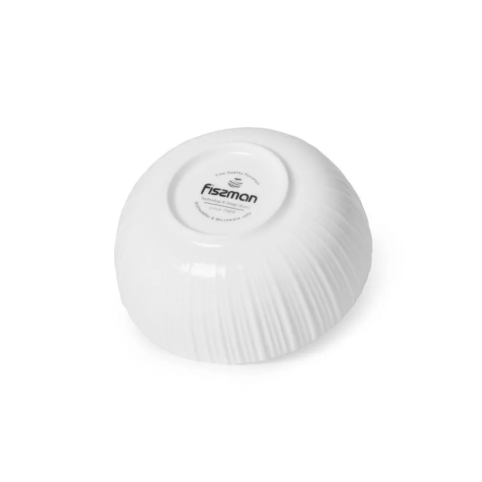 9408 FISSMAN Пиала ELEGANCE WHITE 400 мл (фарфор)