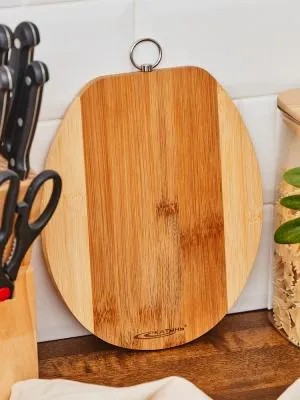 Доска раздел бамбук 200*240*10мм №1 овал...