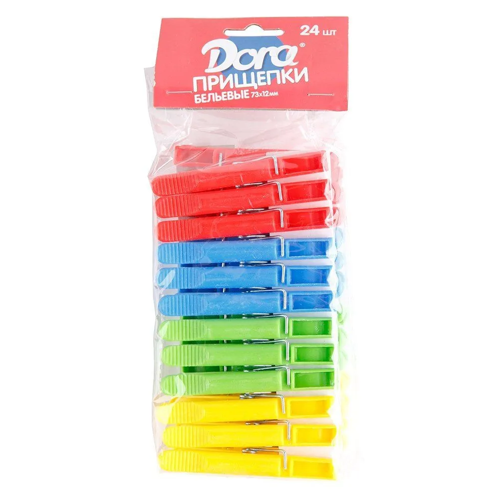 Прищепки особопрочные Dora,  24 шт