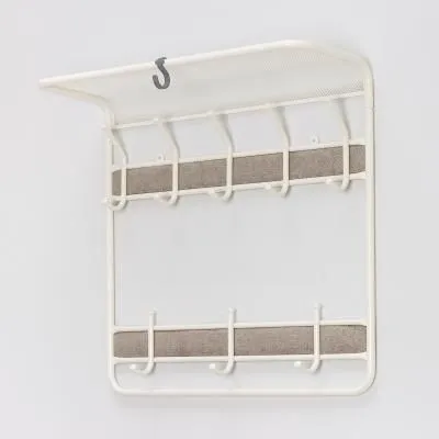 Вешалка с полкой "Гранада 22" (GRANADA 22 hanger with shelf) (Белый)