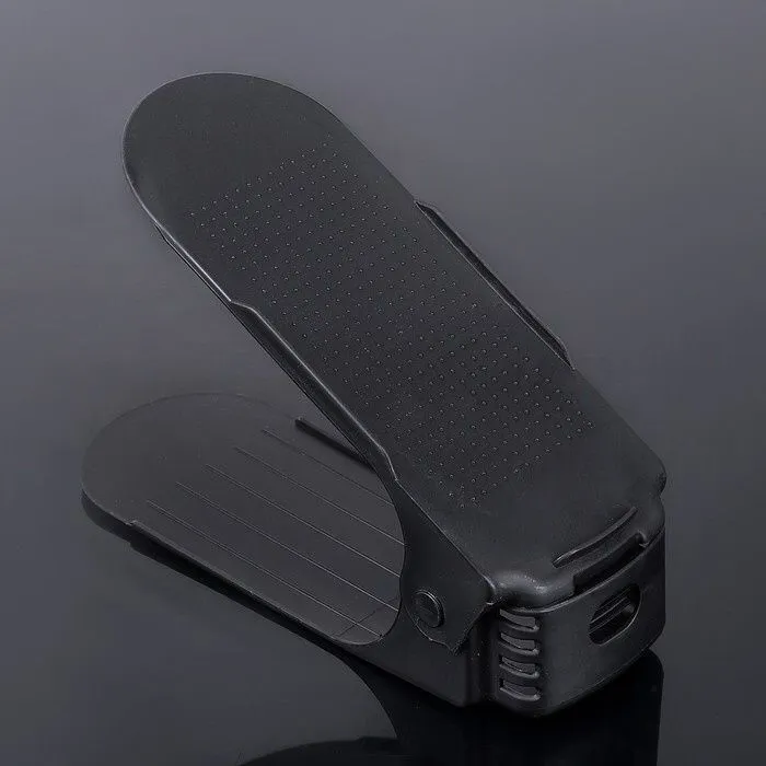 Подставка для обуви регулируемая 26х10х6 см цвет черный   4077209