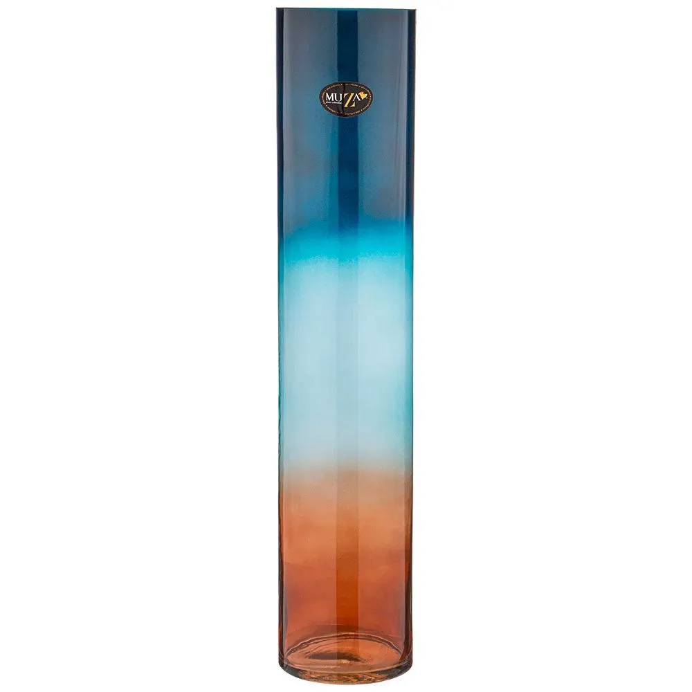 ВАЗА "PERFETTI BLUE AMBER" ДИАМЕТР 15 СМ ВЫСОТА 70 СМ