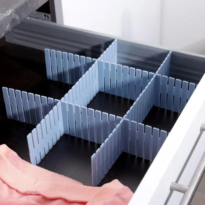 Органайзер-разделитель для ящиков 31х7 см, 4 шт цвет МИКС 1857923         