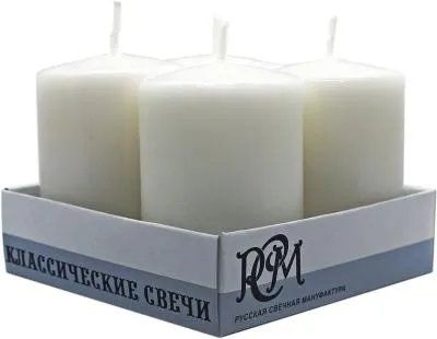 Свечи Классические 4 шт 60*40 белые...
