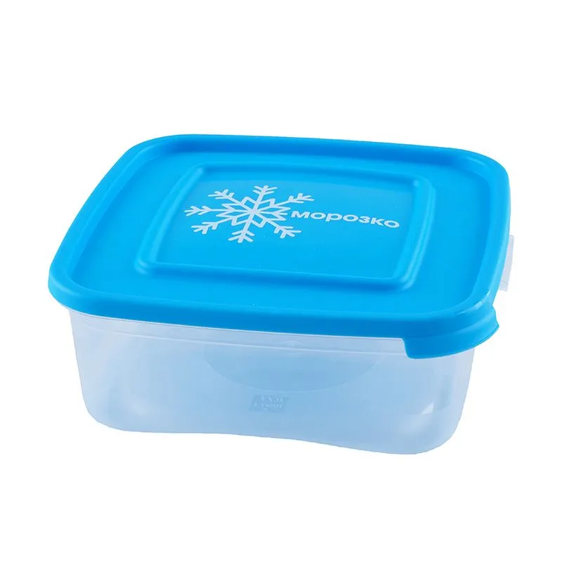 Набор контейнеров для замораживания продуктов МОРОЗКО 0.7л 3 шт квадр.