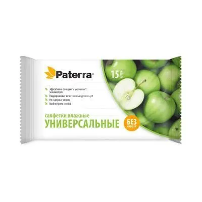 PATERRA Салфетки влажные УНИВЕРСАЛЬНЫЕ 15/45...