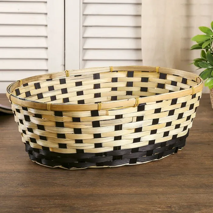 Корзинка из бамбука "Контраст" 36,5х2...