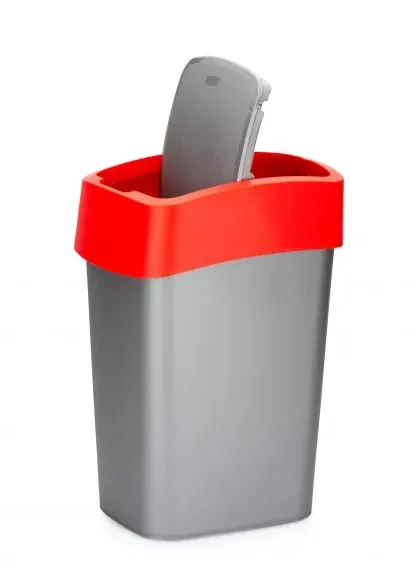 Контейнер для мусора FLIP BIN 10л красный