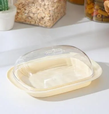 Масленка 18х12х7см, цвет слоновая кость 9171039...