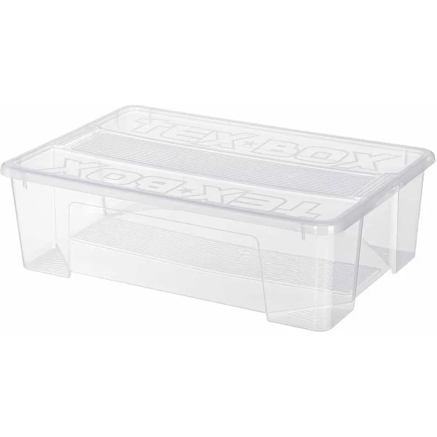 ЯЩИК УНИВЕРСАЛЬНЫЙ 570х380х170 ММ "TEX-BOX" 28Л (Бесцветный)