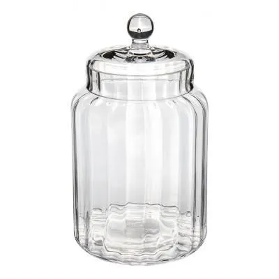 Ваза-конфетница из стекла c крышкой, Д180 Ш180 ...