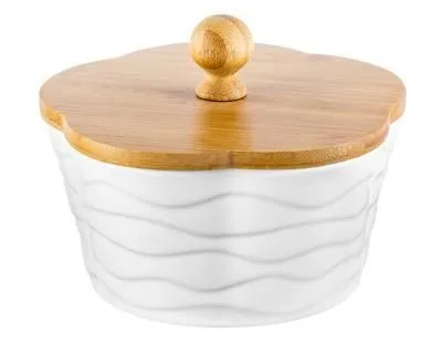 #Банка для печенья круглая рельефная "Айсб...