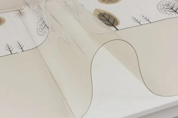 Клеенка прозрачная 0,8мм (1,0м*20м) XB-912-1, Сканди