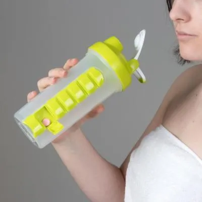 Таблетница-шейкер 600мл 22,5*9,5*9,5см МИКС   3...