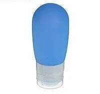 Туба косметическая для хранения, 89мл, цвет голубой