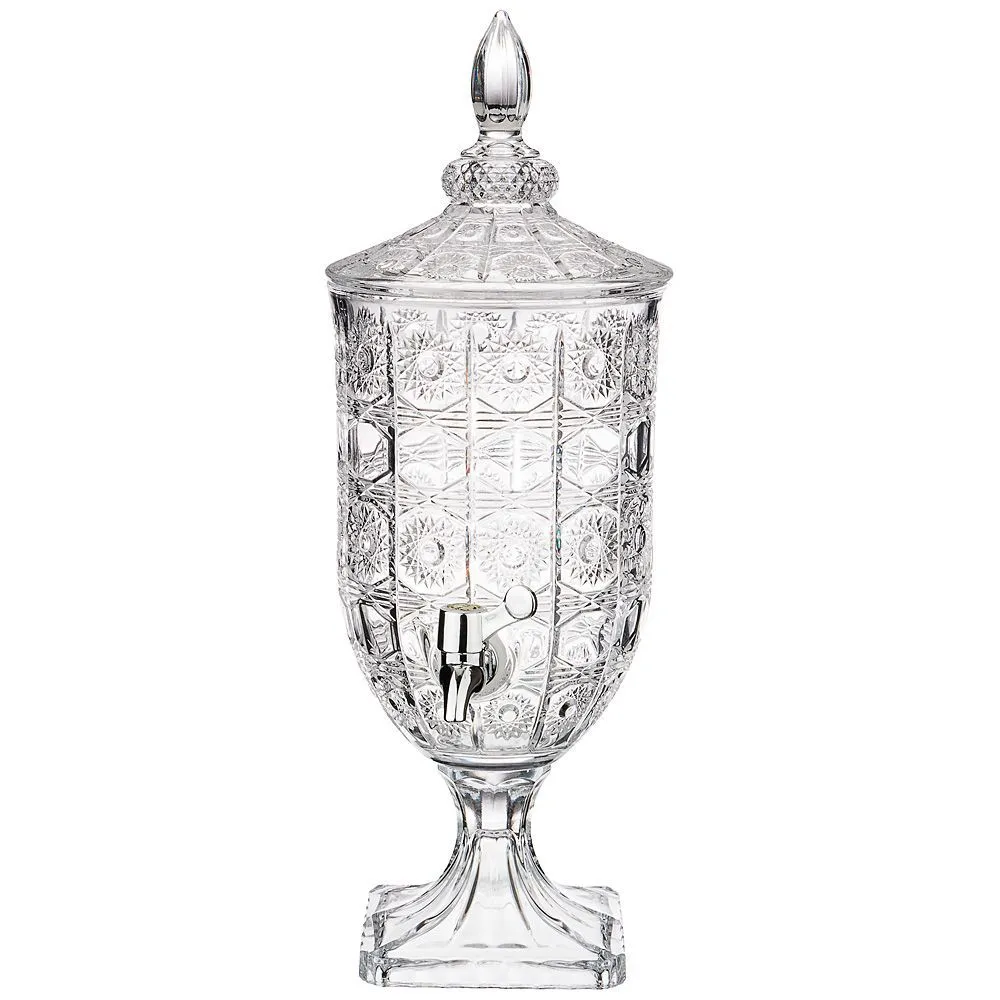 ДИСПЕНСЕР ДЛЯ НАПИТКОВ "ЛИМОНАДНИЦА MUZA CRYSTAL" 2,6Л. 16*16 СМ. ВЫСОТА=44,5 СМ. 195-202
