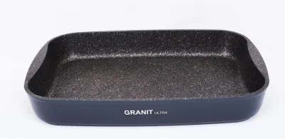 Противень 335х220х55мм, АП Granit ultra (origin...