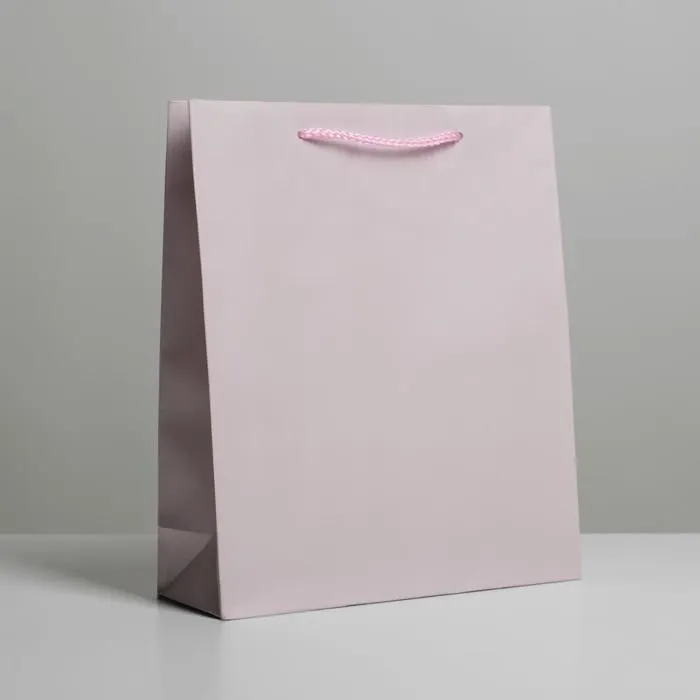 Пакет ламинированный «Розовый», ML 23 х 27 х 8 см   6582790