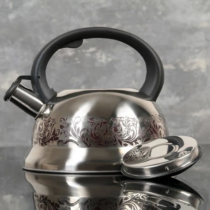 Чайник со свистком 2,6 л "Расцвет" с индикатором нагрева, индукция  1405212