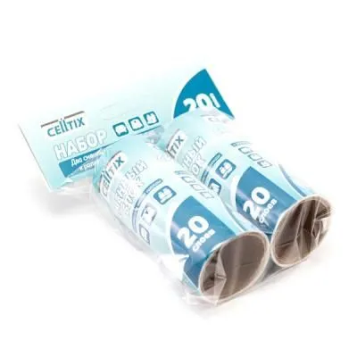 CELLTIX, Ролик д/одежды запасн блоки 20 слоев, ...
