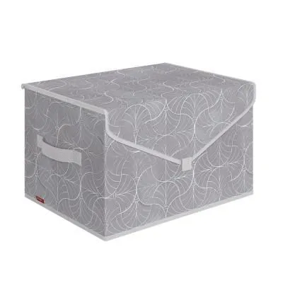 VAL LM-BOX-TM Короб стеллажный с крышкой, большой, 40*30*25 см, LINE MOON