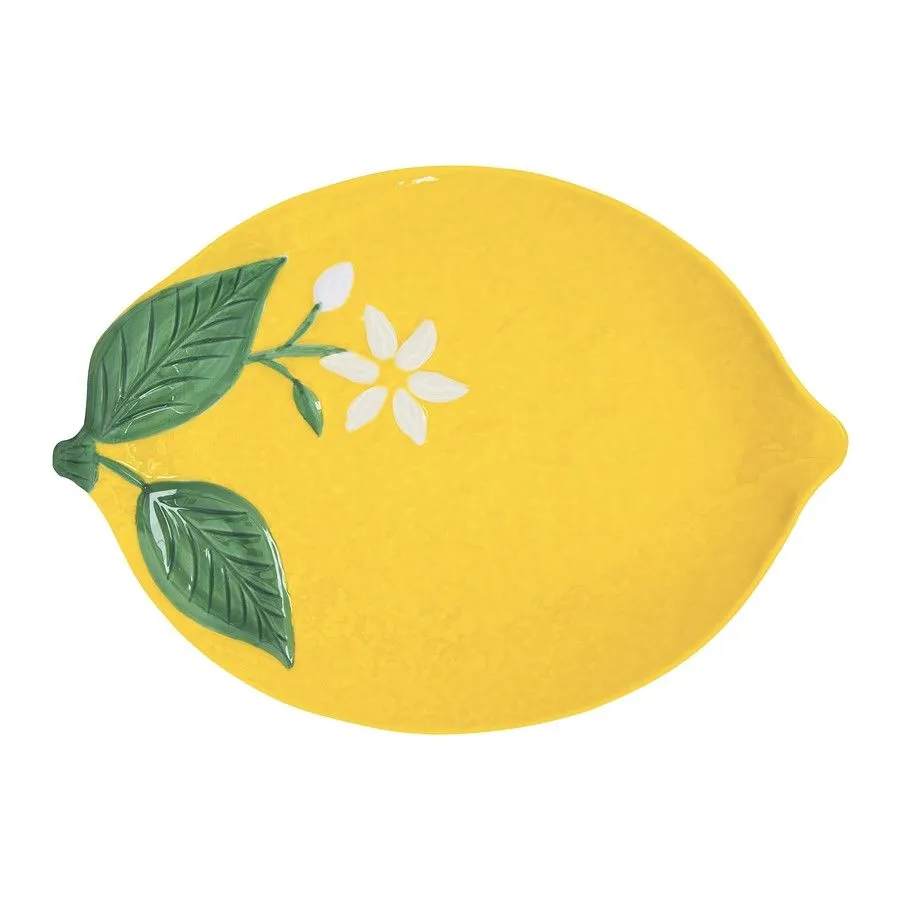 Блюдо "Лимон" 30x22см  без инд.упаковки.