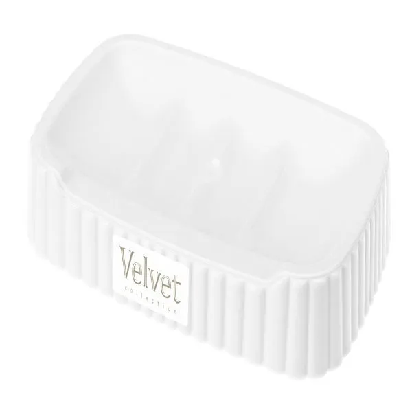 МЫЛЬНИЦА  VELVET  138х87х25 ММ (Белый)