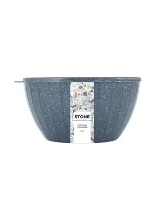 #Салатник Sugar&Spice STONE с крышкой 1,7л темн...