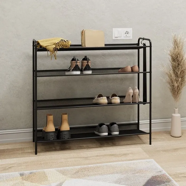 Подставка для обуви "Женева 34" (GENEVA shoe rack 34) (Черный)