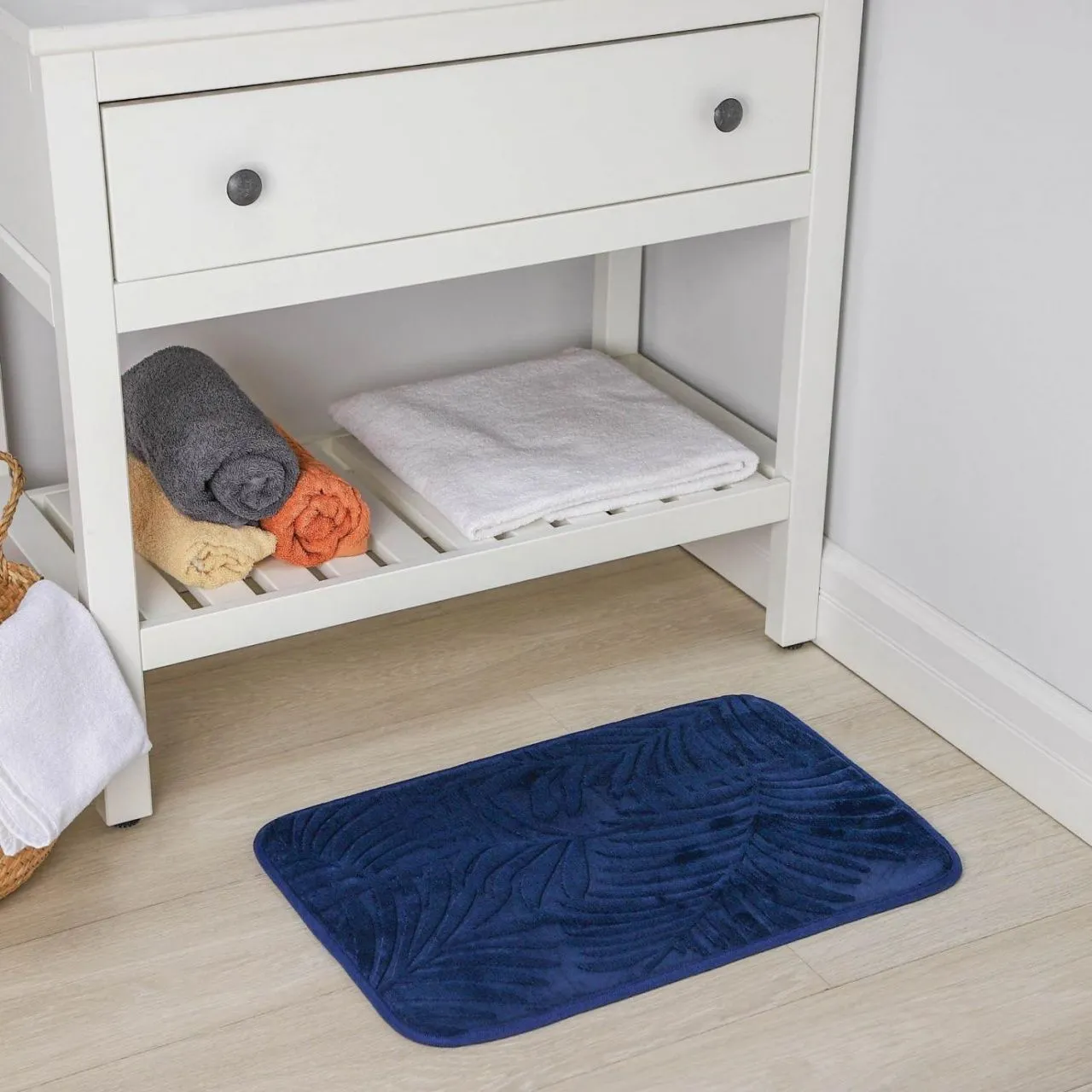 #Коврик для дома SAVANNA "Патриция", 40х60 см, цвет синий   9772404