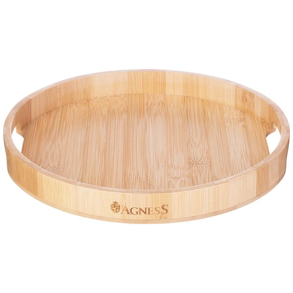 ПОДНОС С РУЧКАМИ AGNESS 28*28*3 СМ 897-124