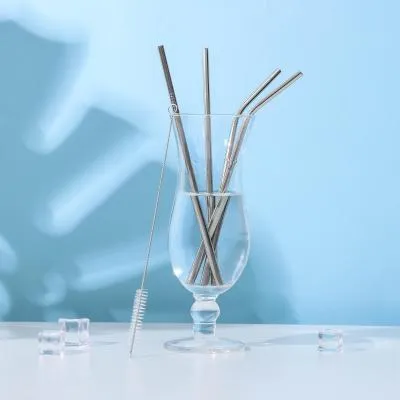 Набор трубочек "Ice" 4 шт. 21 см с ер...