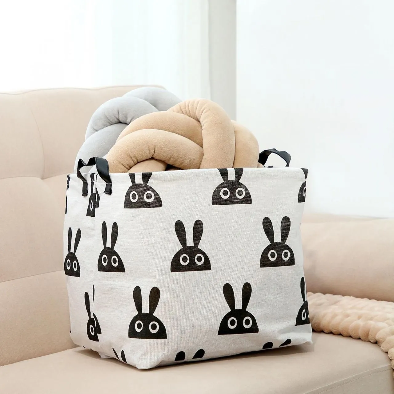 Корзинка для игрушек "Зайка" 32х32х32 см   5115286